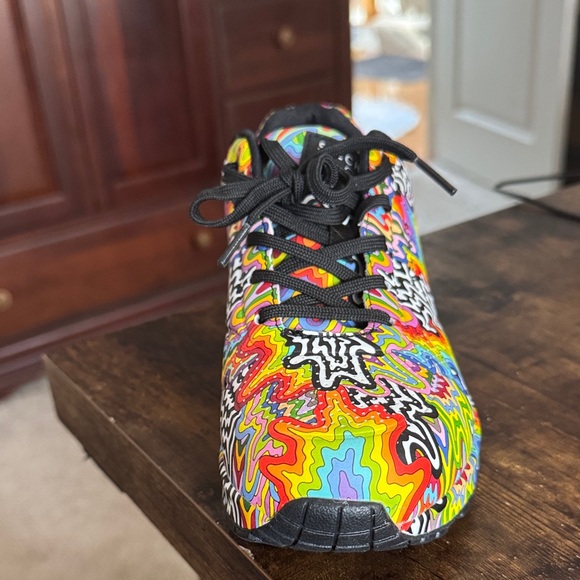 Skechers and Jen Stark Collab Multicolor Vibrant Sneakers NWOT - Picture 3 of 9